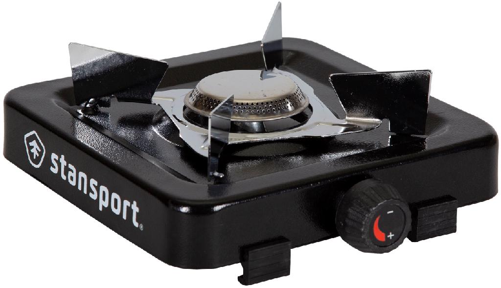 S/SPORT SINGLE BURNER PROPANE STOVE LOW PROFILE BLACK 5K BTU