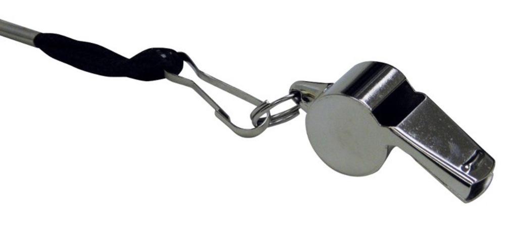 S/SPORT BRASS WHISTLE
