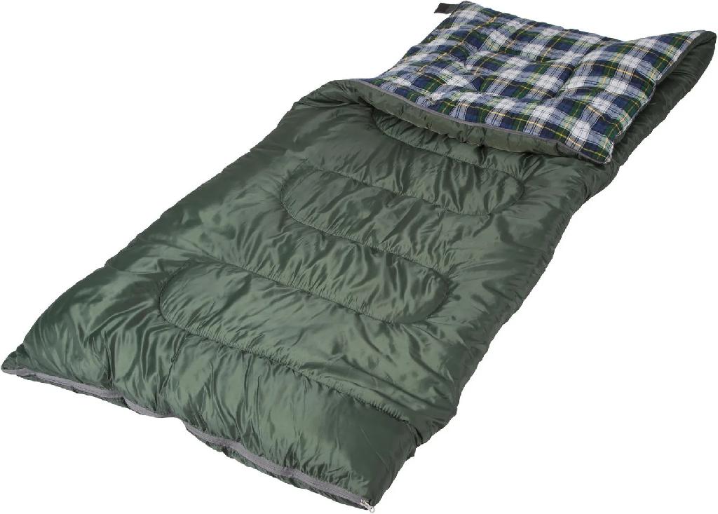 S/SPORT 4LB WEEKENDER SLEEPING BAG 75X33 30 DEGREE RATED  GREEN