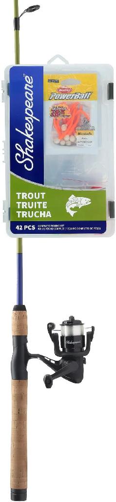 S/SPEAR CMF TROUT SPIN COMBO 6'6' 2PC L W/25 REEL W/4LB STREN W/ASST TROUT TKL - Gunarama