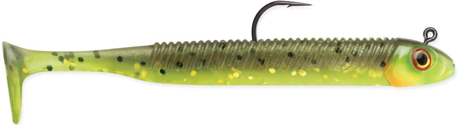 STORM 360GT SEARCHBAIT 4-1/2' HOT OLIVE (3-Pack 1/4oz Minnow 1 Rigged  2 Bodies)
