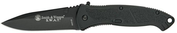 Smith & Wesson SWATB Assisted 2.5" Black Blade Aluminum Handle