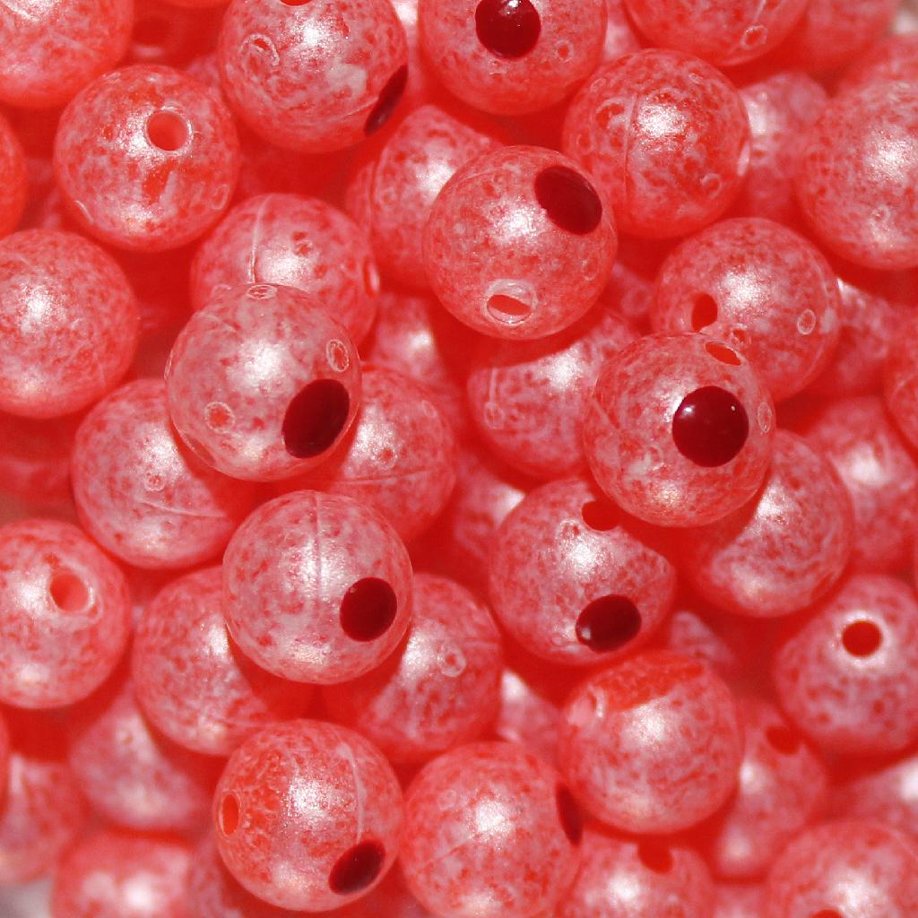 TROUTBEAD BLOOD DOT  8MM(15) NATURAL ROE - Gunarama