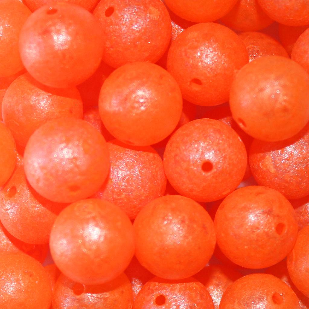 TROUTBEAD GLOWBEADZ  8MM(30) ORANGE GLOW - Gunarama
