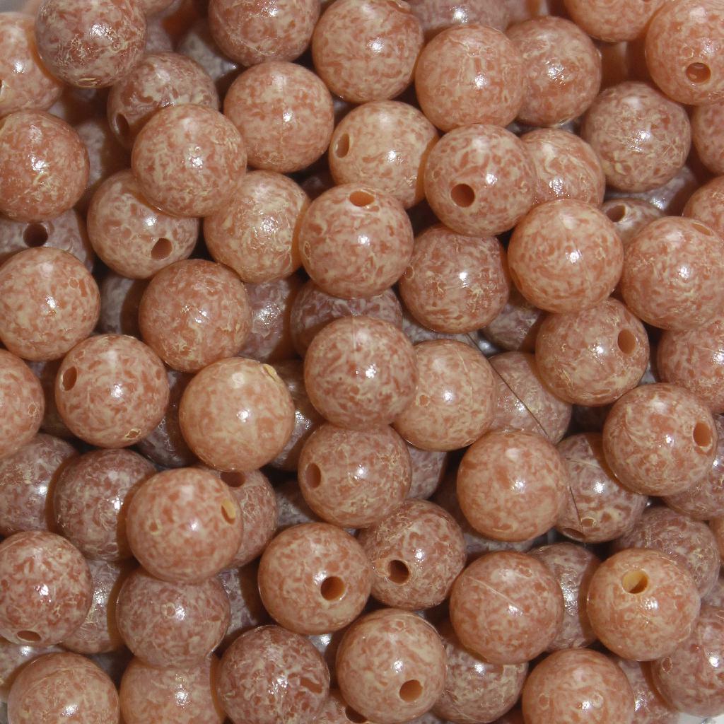 TROUTBEAD MOTTLED  8MM(30) DIRTY ROE - Gunarama