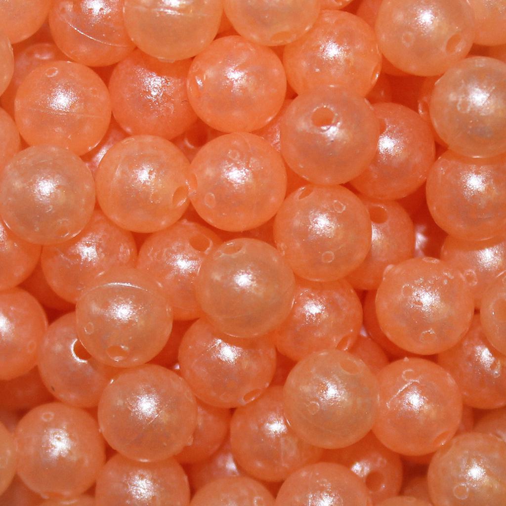 TROUTBEAD MOTTLED  8MM(30) PEACHY ROE - Gunarama