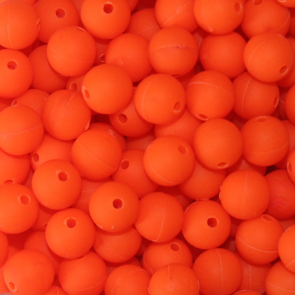 TROUTBEAD STD BEADS 12MM(20) FL.ORANGE - Gunarama