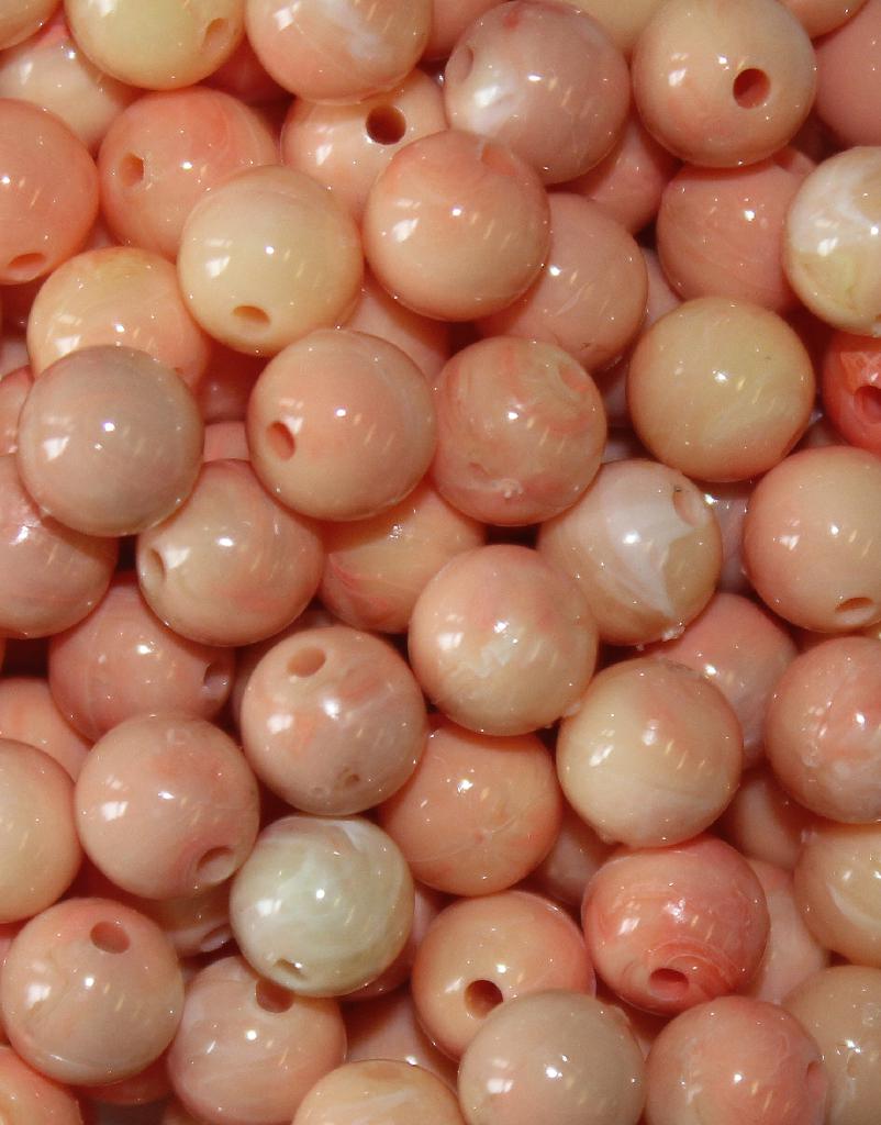 TROUTBEAD STD BEADS 10MM(30) APRICOT - Gunarama