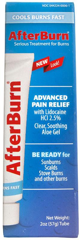 AFTERBURN 2 OZ GEL EXTRA STRENGTH IMMEDIATE RELIEF FOR BURNS