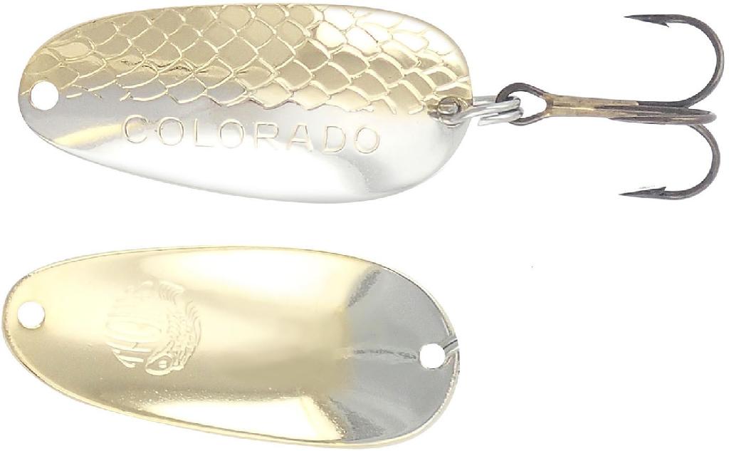 THOMAS 1/4 OZ COLORADO SPOON  NIC/GOLD