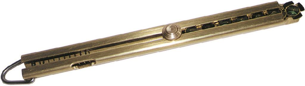 Traditions A1415 Musket Capper Brass Holds 15 Caps with Lanyard Loop