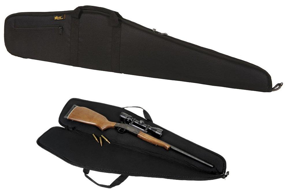 US PEACEKEEPER SELECT RIFLE CASE 44' SCOPED  1 POCKET  SHOULDER STRAP (BLACK)