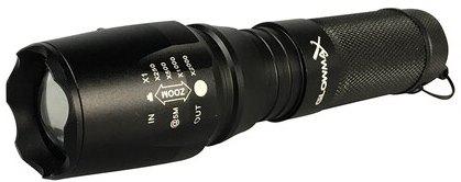 VALUE MAX GLOW MAX ZOOM FLASHLIGHT BLACK 900 LUMENS 7 SWITCH MODEL ALUMINUM