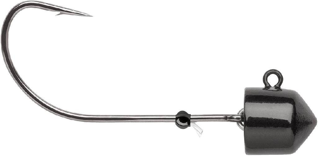 VMC SWINGIN NED JIG 1/16oz(3) BLACK (#1 SIZE HOOK)
