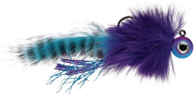 VMC TWITCHIN' JIG 3/8oz GLOW BAD SMURF (UV)