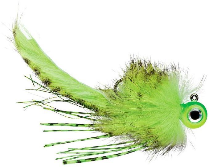 VMC TWITCHIN' JIG 3/8oz GLOW GRN MACHINE (UV)