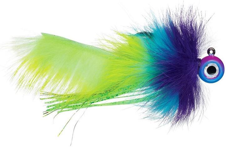 VMC TWITCHIN' JIG 3/8oz GLOW SIDESHOW (UV)