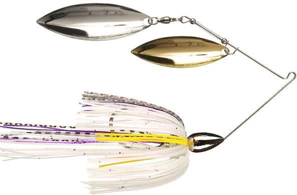WAR NICKEL SPINNERBAIT 1/2oz SXY PUR SHD DOUBLE WILLOW BLADES - WAR