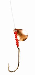 E.CLAW 2-WAY SPINNER SM-BEAD (4)  #6 BRZ