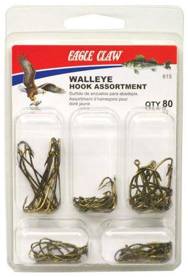 ECLAW WALLEYE HOOK ASSORTMENT(80)