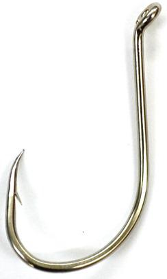 E.CLAW 1/0 LAZER OCTOPUS HOOK(46) NICKEL