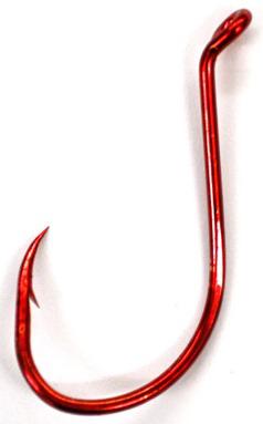 E.CLAW 6/0 LAZER OCTOPUS HOOK(23) RED
