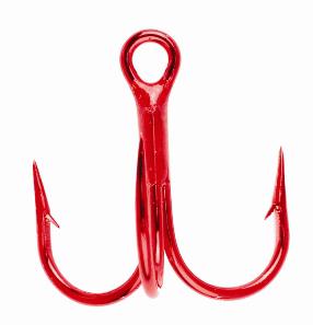 E.CLAW #4 LAZER RED TREB HK  (5)