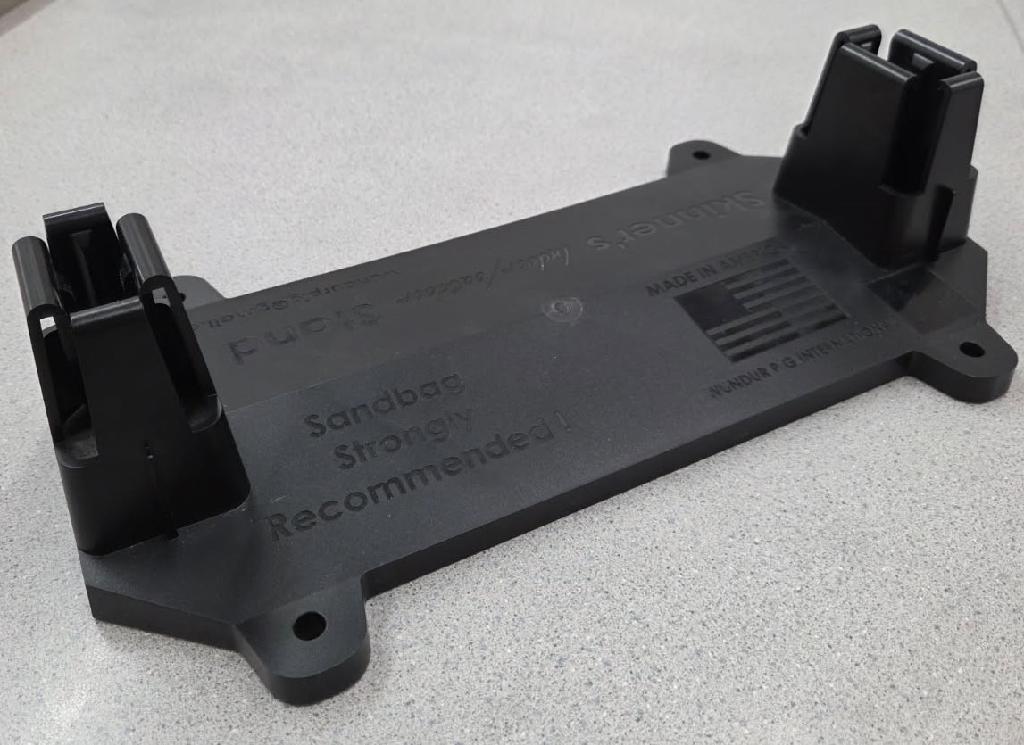 WUNDUR PIG ABS SHOOTING TARGET BASE (BLACK) - Gunarama