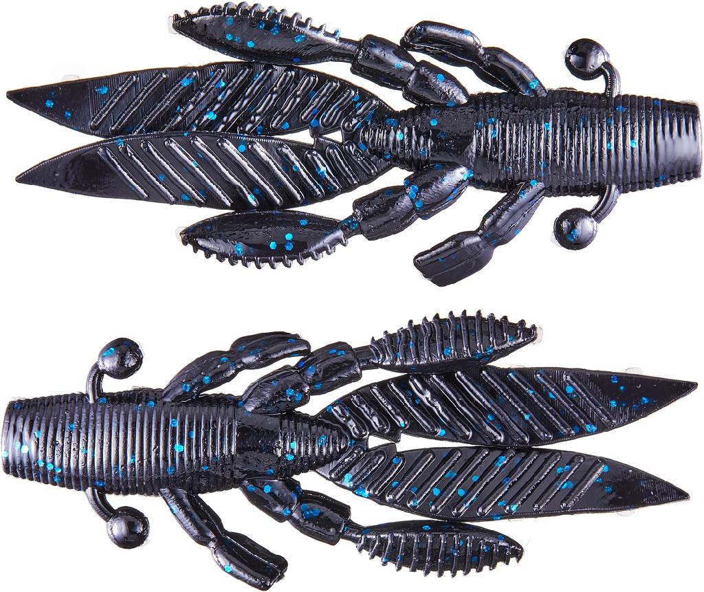 YAMA FLAPPIN'HOG II(7) BLACK/BLUE-FLK
