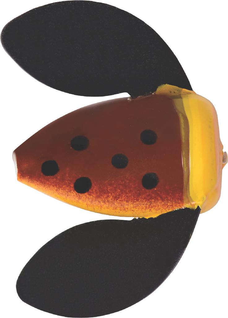 YBAT #4 SPIN-GLOS (12) BRN-TROUT/BL-WING