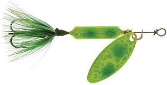 Y/BAIT 1/8 ROOSTERTAIL  FROG SPRING