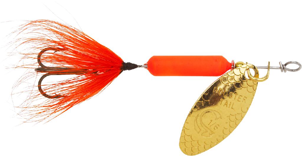 Y/BAIT 1/16 ROOSTERTAIL  ORANGE/FLUOR
