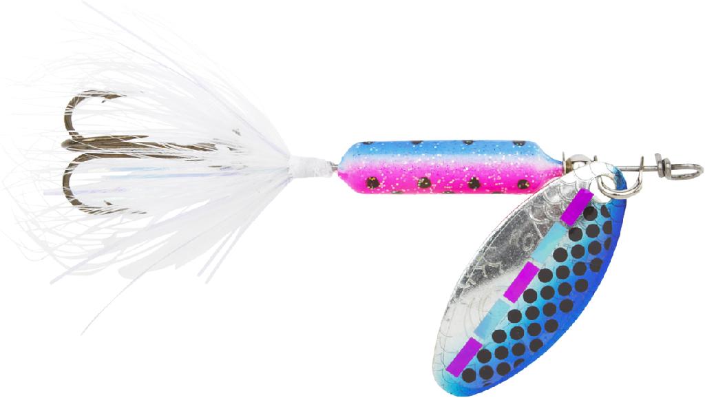 Y/BAIT 1/16 ROOSTERTAIL  TINSEL RAINBOW