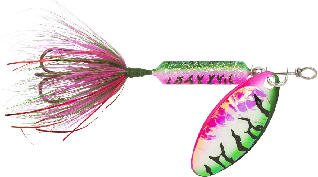 Y/BAIT 1/4 ROOSTERTAIL  TINSEL RBOW TIG