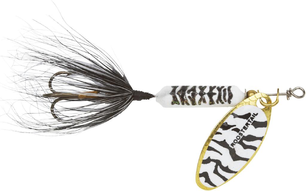 Y/BAIT 1/6 ROOSTERTAIL WHITE BLACK TIGER