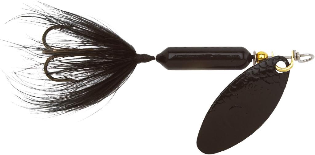 Y/BAIT 1/8 ROOSTERTAIL  MIDNIGHT BLACK