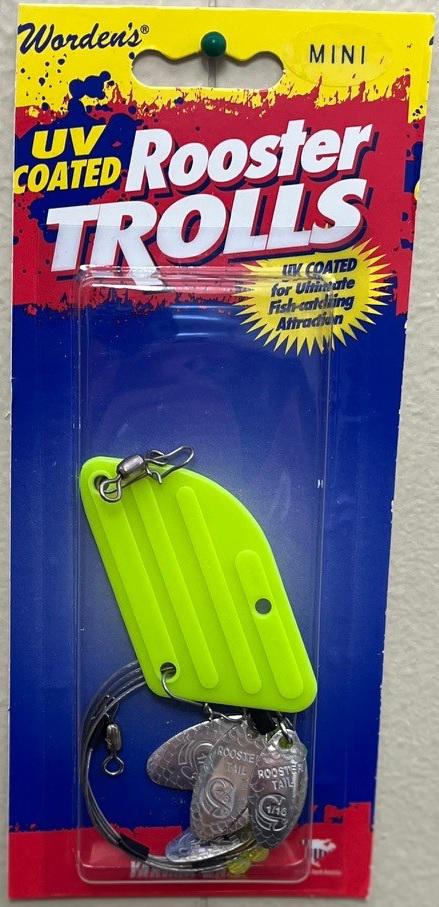 YBAT 4-BLD UV TROLL MINI  CHARTREUSE