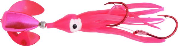 YBAT SPIN-GLO KOKANEE RIG 10 CERISE Cerise Candy Wrapper Double SZ4 Red Hook