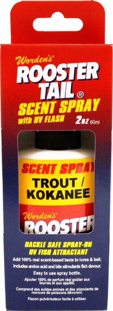YBAT ROOSTER TAIL SCENT SPRAY 2OZ TROUT/ KOKANEE