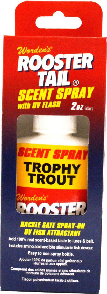 YBAT ROOSTER TAIL SCENT SPRAY 2OZ TROPHY TROUT