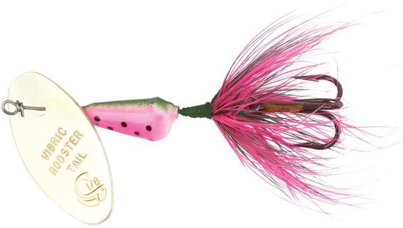 YBAT 1/8 VIBRIC ROOSTERTAIL RAINBOW