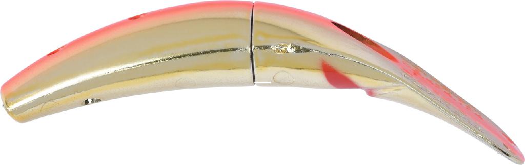 YBAT SPINFISH 2.5'  METALLIC GOLD FLAME