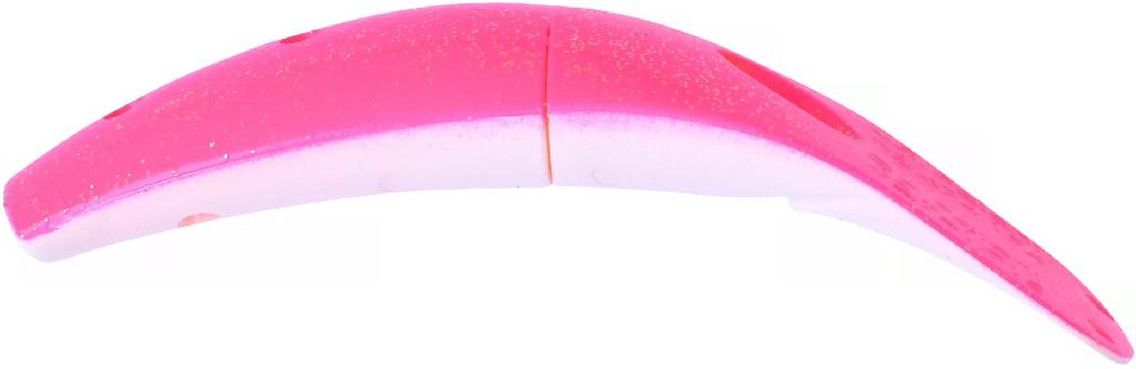 YBAT SPINFISH 3'  GLITTER PINK WHITE