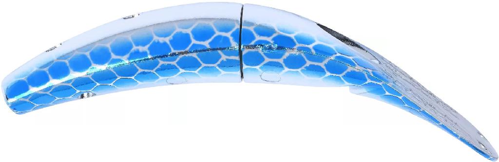 YBAT SPINFISH 3'  SILVER BLUE SCALE