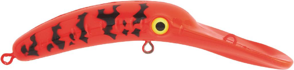 YBAT MAG LIP 3.5' FL.RED/BLACK TIGER (FL.RED/BLK TIGER)