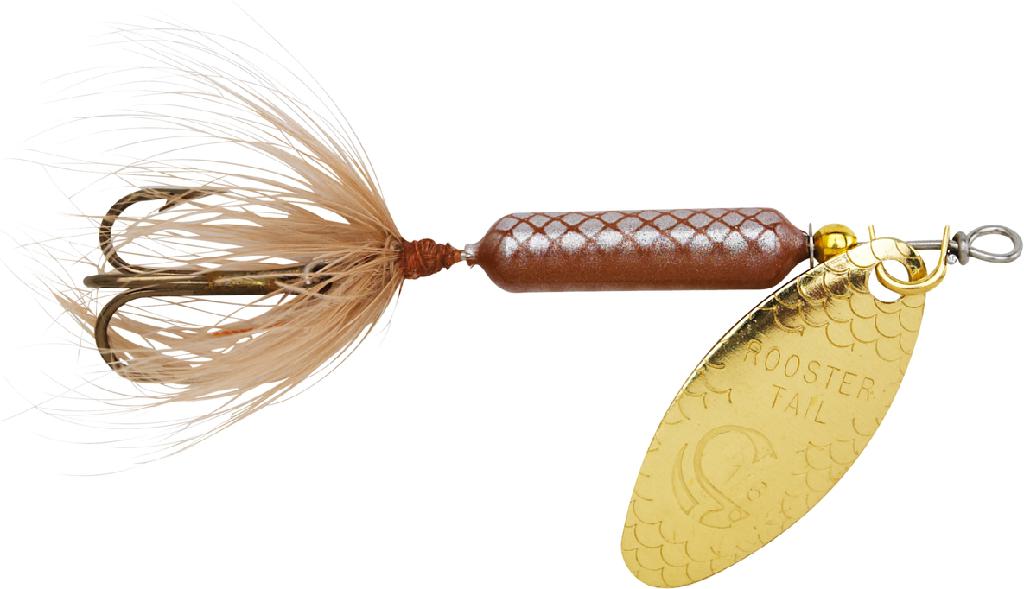 Y/BAIT 1/8 ROOSTERTAIL  BROWN