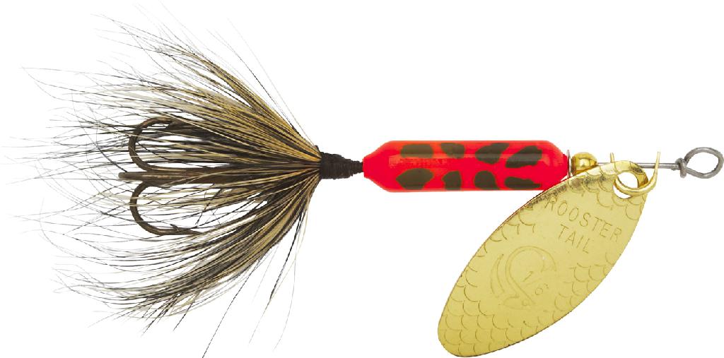 Y/BAIT 1/4 ROOSTERTAIL  FLAME COACHDOG