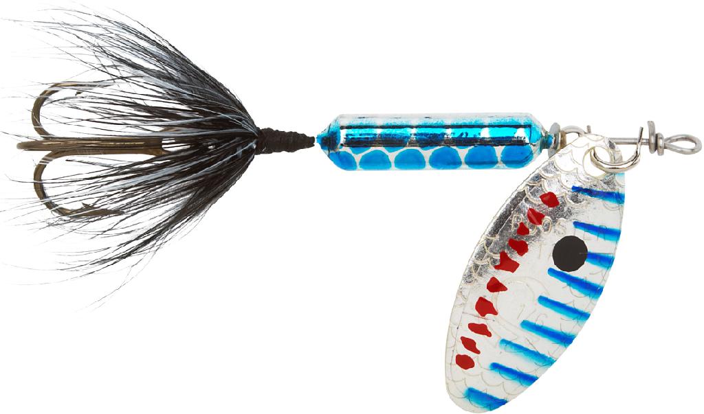 Y/BAIT 1/8 ROOSTERTAIL  M.SIL/BLUE-PIR