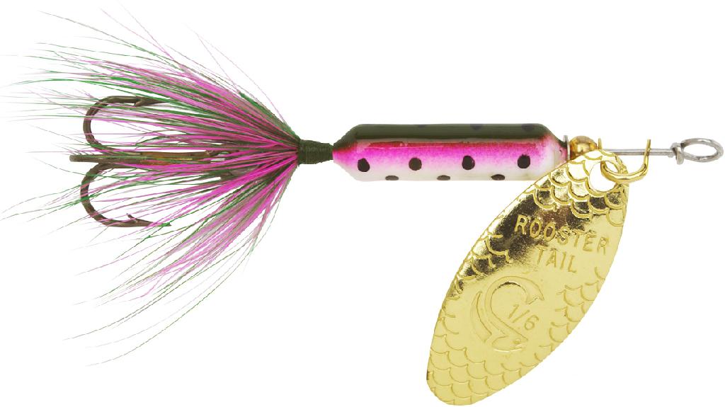 Y/BAIT 1/4 ROOSTERTAIL  RAINBOW TROUT