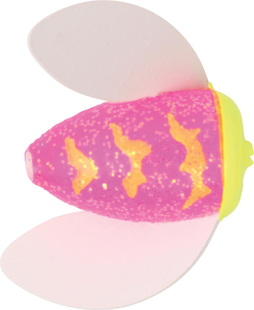 YBAT #2 SPIN-GLOS (12) GL-PINK/CHAR-TIGR